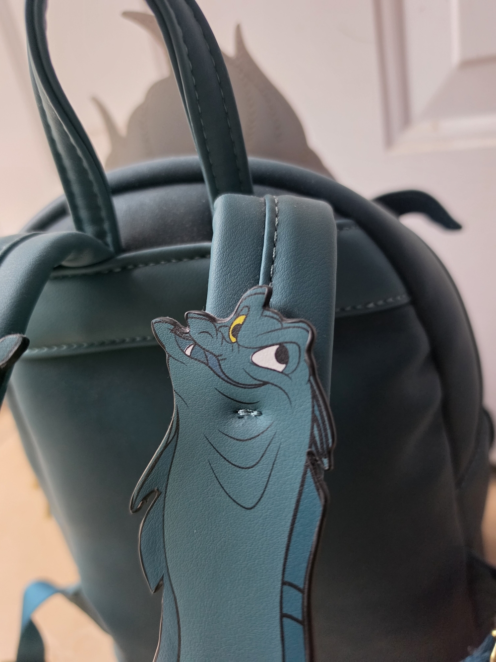 The Little Mermaid Ursula Character Backpack with Ariel Front Pocket - Picture 9 of 10